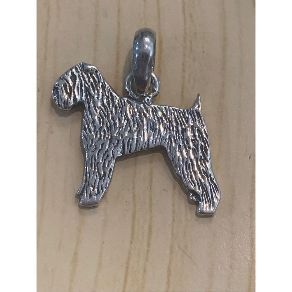.925 Bouvier de Flandes Herd Dog Sterling Silver Jewelry Charm #workingdog